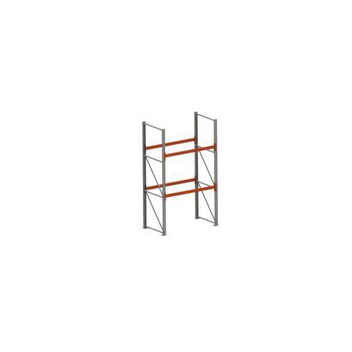 Palettenregal,Grundfeld,HxBxT 2700x1825x1100mm,Fachl. 2240kg,2xTraversen