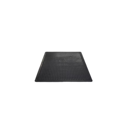Arbeitsplatz-Bodenbelag,Einzelmatte,HxLxB 13x1200x900mm,Kautschuk,genoppt