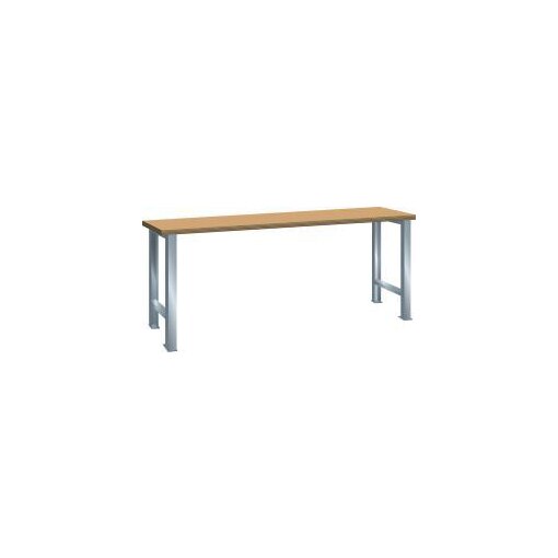 Werkbank, HxBxT 840x2000x750mm, Multiplexplatte, Lackierung RAL7035
