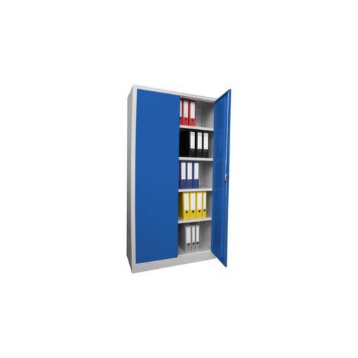 Universalschrank,HxBxT 1950x1000x400mm,4xStahlboden,RAL7035,Front RAL5010