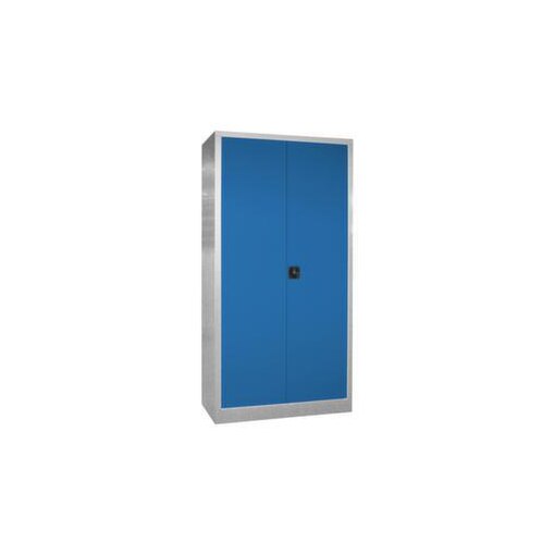 Universalschrank,HxBxT 1950x1000x500mm,4xStahlboden,RAL7035,Front RAL5012