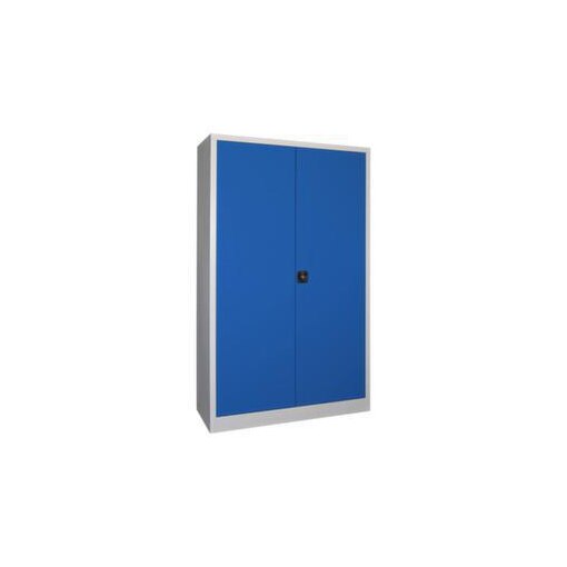 Großraum-Flügeltürenschrank,HxBxT 1950x1200x500mm,RAL7035,Front RAL5010