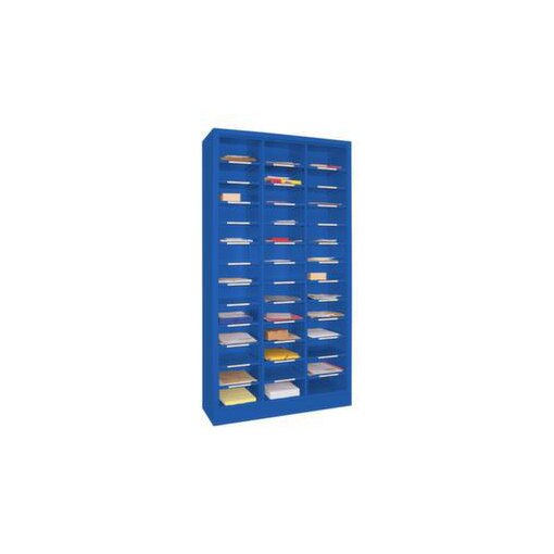 Post-/Sortierschrank, HxBxT 1950x1000x400mm, 39 Fächer, RAL5010