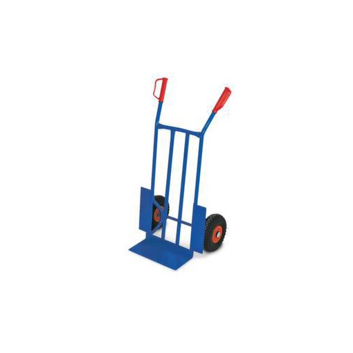 Sackkarre, Tragl. 250kg, Gummi-Bereifung, Schaufel BxT 400x180mm, RAL5010