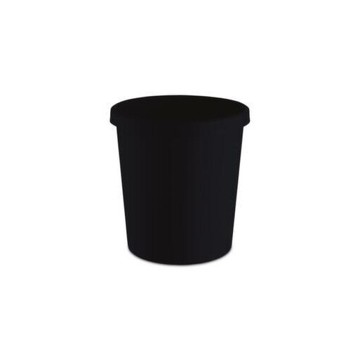 Papierkorb, 18l, HxØ 331x315mm, Korpus Kunststoff schwarz