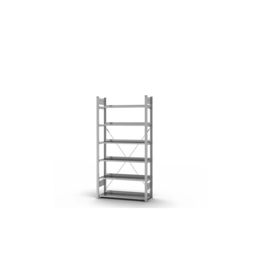 Aktenregal, Grundfeld, HxBxT 2000x1060x335mm, Fachlast 60kg, 6xStahlboden