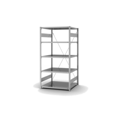 Systemregal, Grundfeld, HxBxT 2000x1060x835mm, Fachl. 230kg, 5xStahlboden