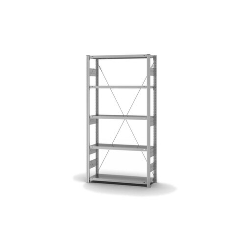 Systemregal, Grundfeld, HxBxT 2000x1060x335mm, Fachl. 300kg, 5xStahlboden