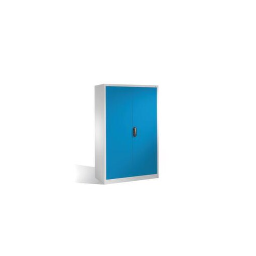 Universalschrank, HxBxT 1950x1200x600mm, Korpus RAL7035, Front RAL5012