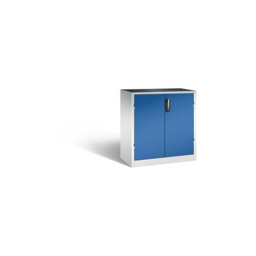 Universalschrank, HxBxT 1000x930x500mm, Korpus RAL7035, Front RAL5010
