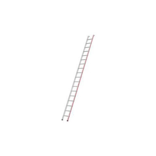 Einhänge-Regalleiter,Holm L 4,65m,f. H bis 4,41m,18 Stufen,2 Haken,Alu