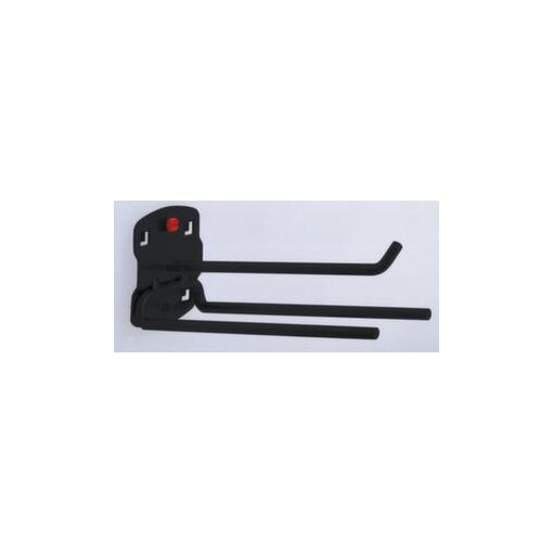 Werkzeughalter, f. Lochplatte, 3-fach, LxB 150x45mm, RAL7016