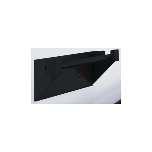 Papierrollenhalter, f. Lochplatte, HxBxT 120x355x100mm, RAL7016