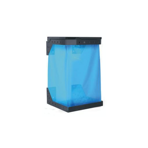 Müllsackhalter, f. Lochplatte, HxBxT 305x300x120mm, Ø 330mm, RAL7016