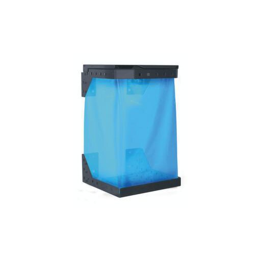 Müllsackhalter, f. Lochplatte, HxBxT 305x300x120mm, Ø 330mm, RAL7016