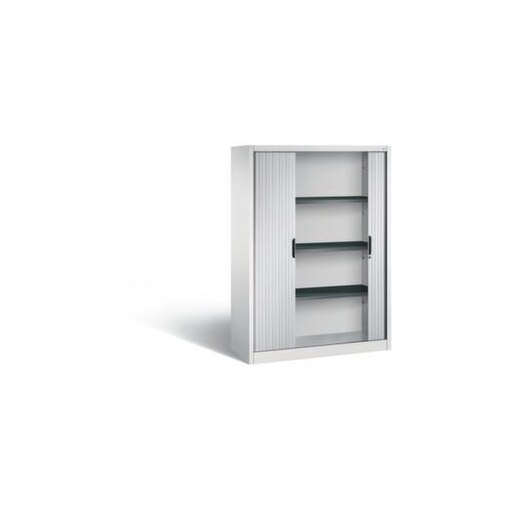 Querrollladenschrank, HxBxT 1660x1200x420mm, 4 OH, Rolladen weißaluminium