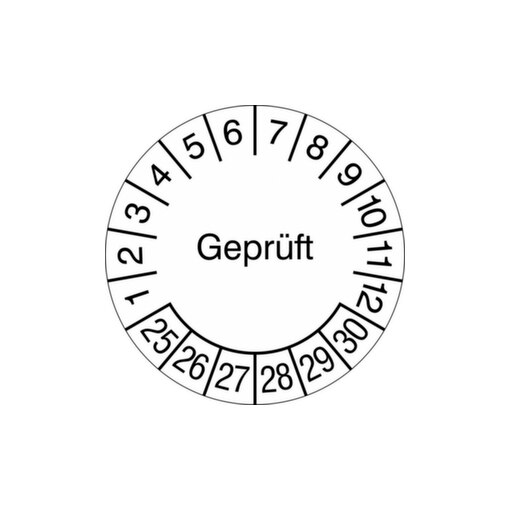 Prüfplakette,