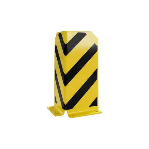 Regalanfahrschutz, L-Profil, HxB 400x175mm, gelb/schwarz