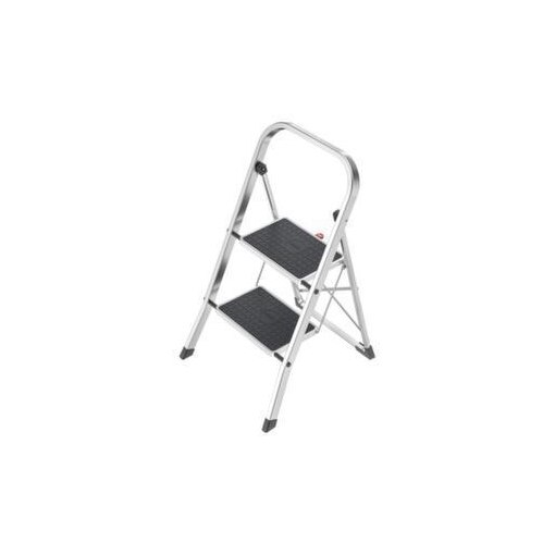 Klapptritt, 2 Stufen m. Anti-Rutsch-Matten, Podest H 460mm