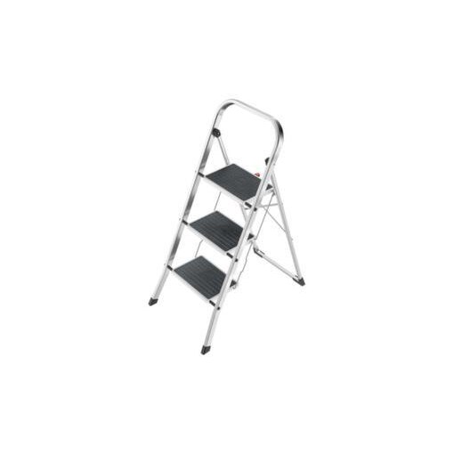 Klapptritt, 3 Stufen m. Anti-Rutsch-Matten, Podest H 690mm