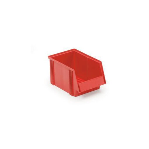 Sichtlagerkasten, HxBxT 156x186x300mm, 5l, PP, rot