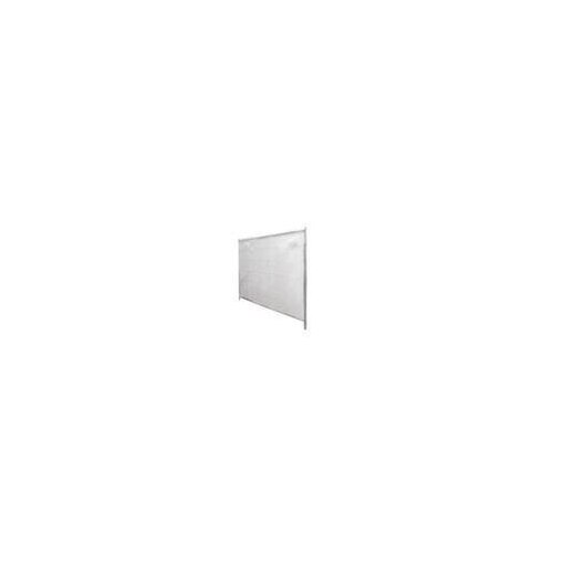 Sichtschutzplane,f. Mobilzaun,HxB 1760x3410mm,m. Ösen,Kunststoff,weiß