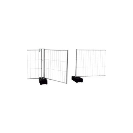 Mobilzaun, Ausgleichselement, HxB 2000x2200mm, Maschenweite 300x100mm