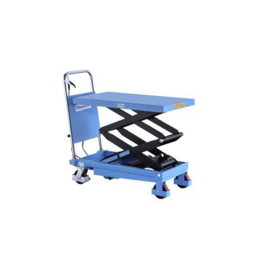 Mobiler Scherenhubtisch, Tragl. 350kg, Plattform LxB 910x500mm