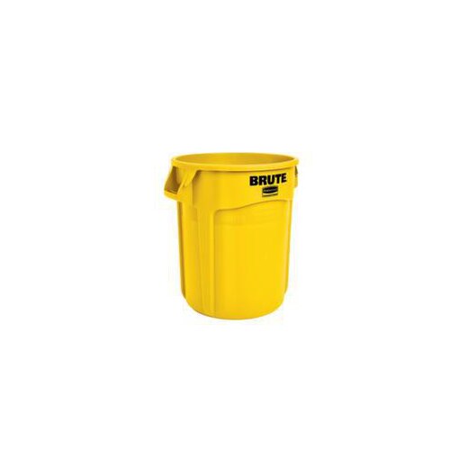 Universalcontainer, 75l, HxØ 580x495mm, Korpus PE gelb
