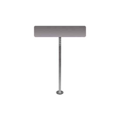 Pfosten, f. Parkplatzschild, z. Aufstellen, H 500mm, Stahl verzinkt