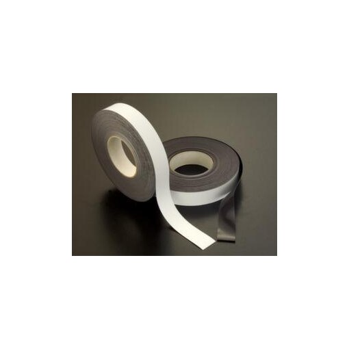 Schild,Rollenware,HxL 25x30000mm,Rückseite magnetisch,beschriftbar,weiß